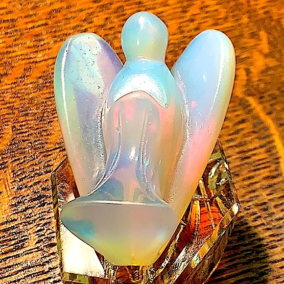 OPALESCENT ANGEL 2 INCH GUARDIAN - Picture 4 of 4